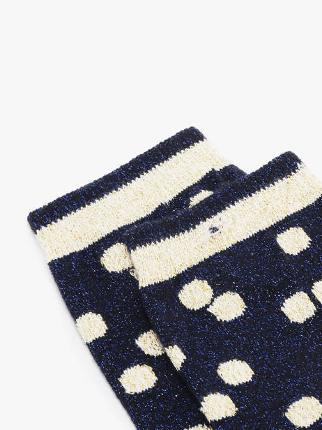 Damessokken Midnight Blue Cabaia Blauw socks women MINUITBL ander zicht 1